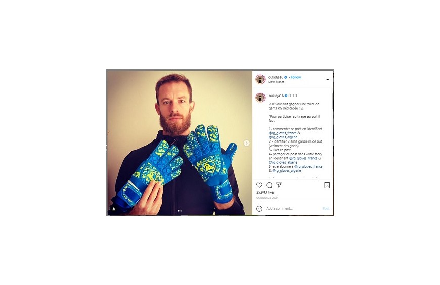 Oukidja Alexandre : le gardien de but du FC METZ de pair avec RG Gloves 